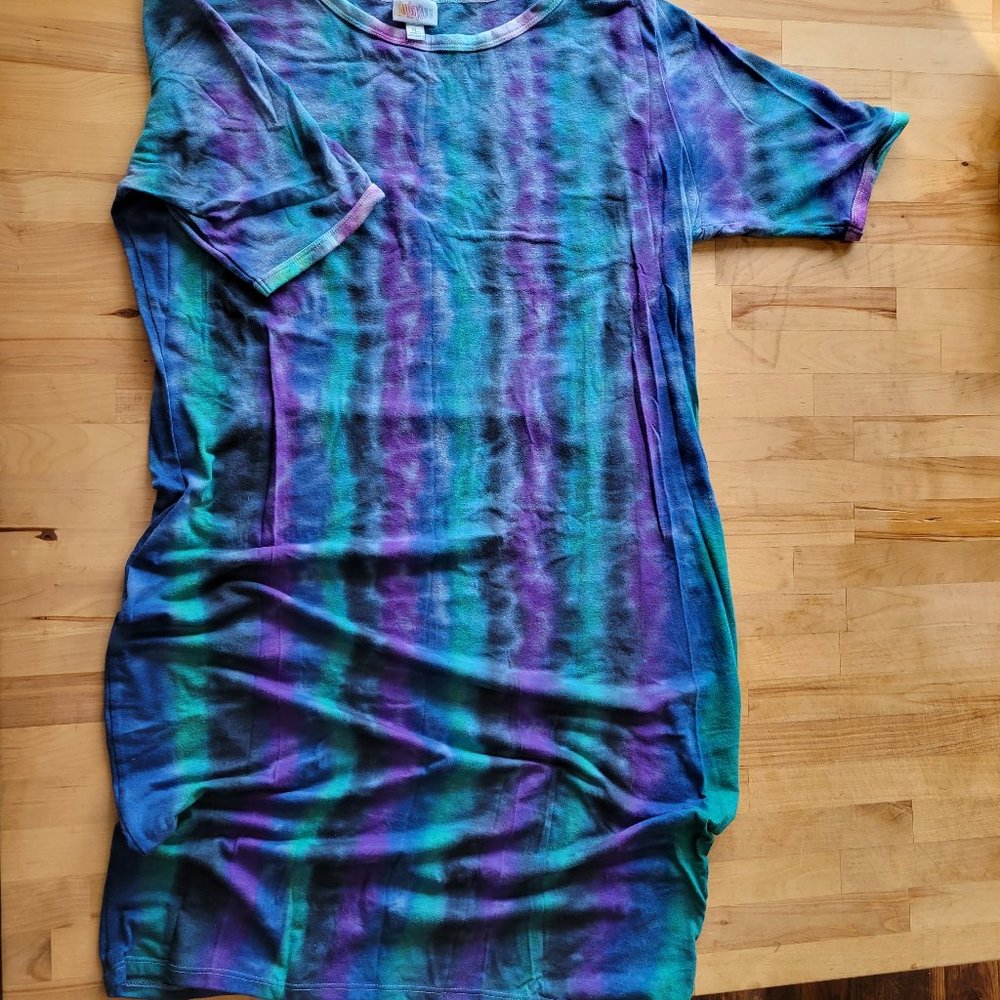 EUC - LLR L Tie Dye Julia Dress
